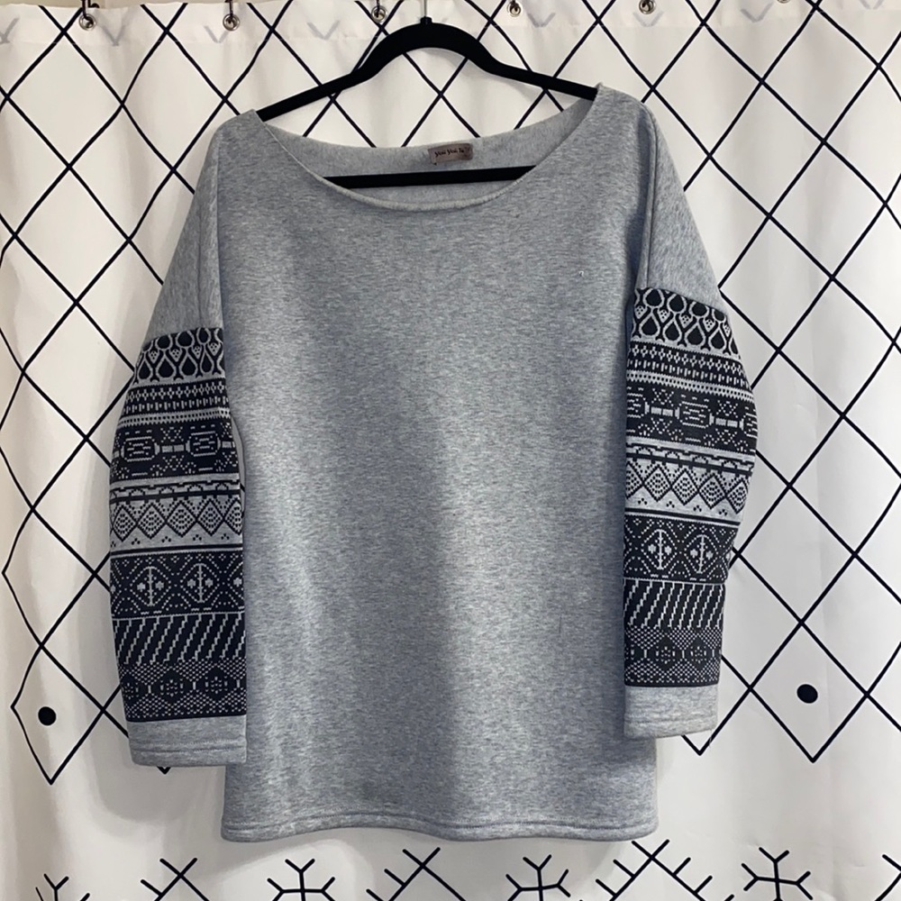Off the shoulder sweater